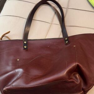 Portland leather Brown Tote Bag